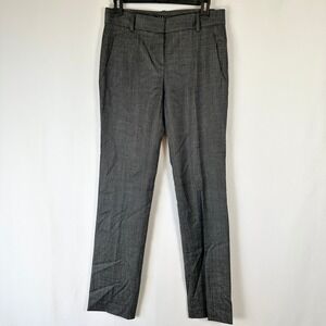 Theory Women's Dress Pants Womens 4 100% Wool Straight Leg Business Minimalist